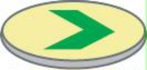 Low location lighting, floor marking Discs for mes